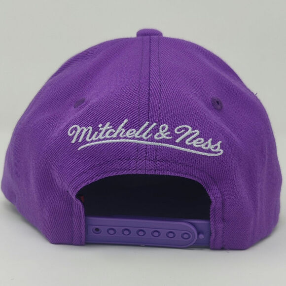 Mitchell & Ness Los Angeles Lakers Classic Cap Flower Butterfly Snapback NWT Hat - Picture 6 of 6